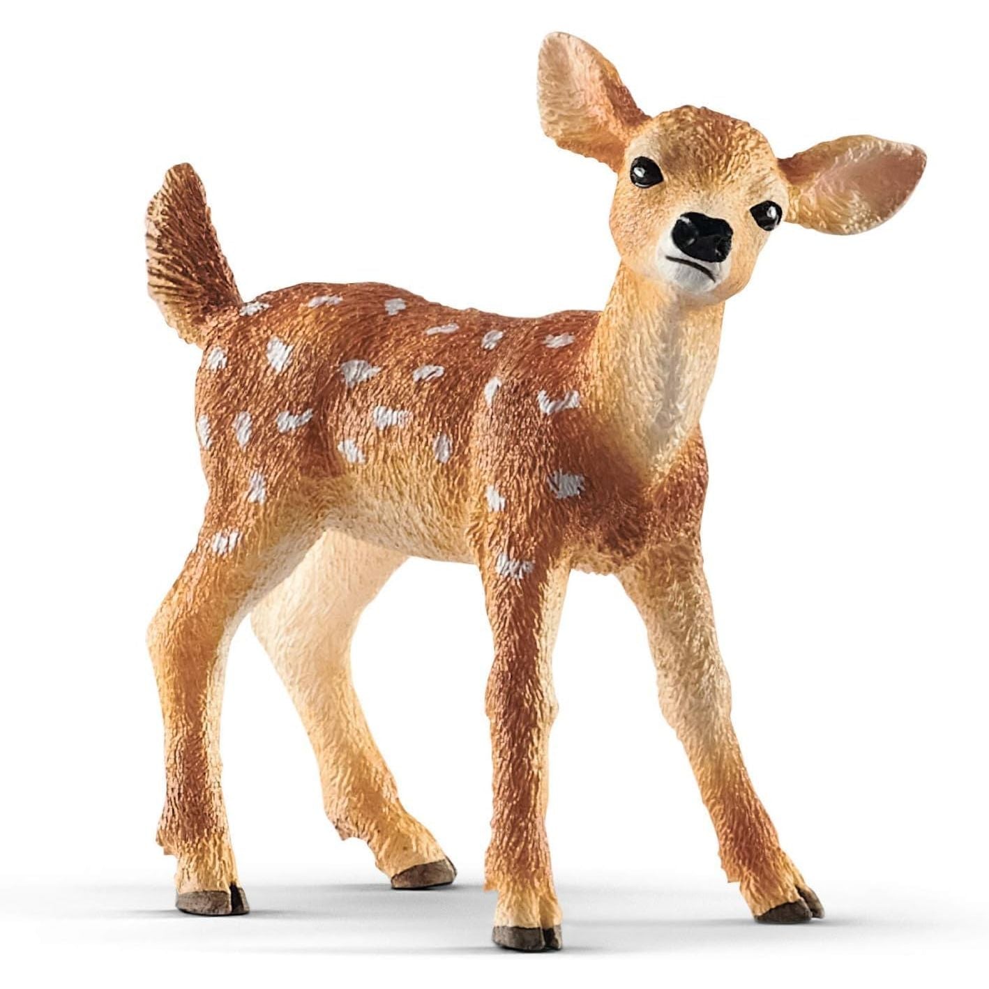 Schleich Wild Life Realistic White-Tailed Fawn Figurine - Authentic and Highly Detailed Wild Animal Toy, Durable for Education and Fun Play for Kids, Perfect for Boys and Girls, Ages 3+