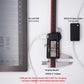 VINCA IP54 Grade Digital Caliper, DCLA-0605 6 Inch/150mm, Inch/Millimeter/Fraction Conversion, Stainless Steel, Large LCD Screen