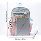 Buy now JQWSVE Kawaii Backpack with Kawaii Pins and Accessories Cute Backpack Aesthetic Backpack Women Lightweight Travel Rucksack at indiglob india