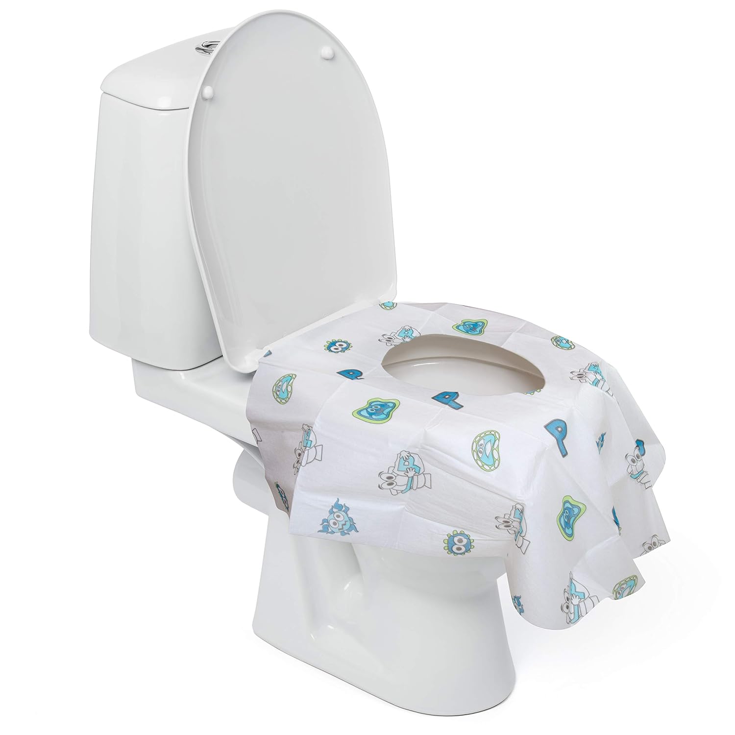 Buy now Toilet Seat Covers Disposable (12 Pack, Sports) - XL Waterproof Toilet Cover for Toddlers, Kids & Adults - Portable & Individually Wrapped for Travel, Potty Training & Public Restrooms 6 Pack Original at indiglob india