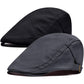 Newsboy Cap for Men Flat Hats Adjustable Breathable Irish Caps Cabbie Ivy Driving Hunting Sport Golf Outdoor