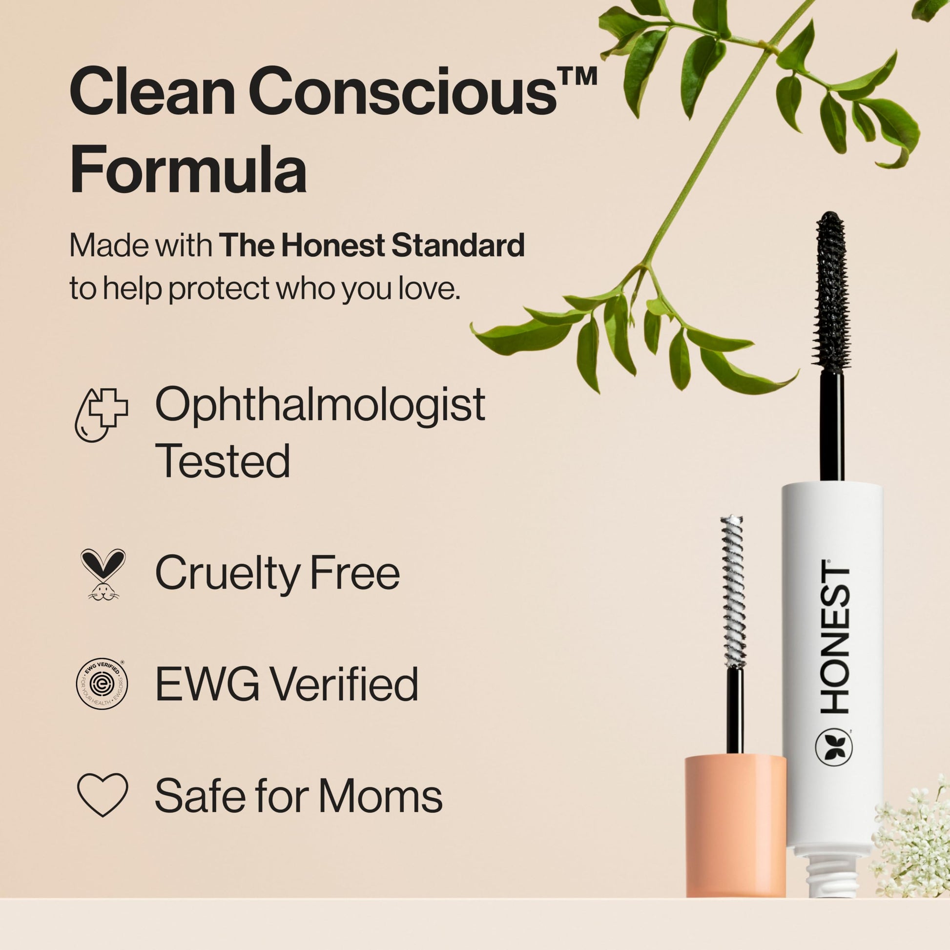 Buy now Honest Beauty 2-in-1 Extreme Length Clean Mascara, Lash Primer, Lengthening, Volumizing, Cruelty-Free, Safe for Sensitive Eyes, Black, .27 fl oz at indiglob india