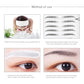 10 Sheets Black 6D Eyebrows Stickers Imitation Ecological Hair-Like Waterproof Natural Tattoos Eyebrows Stickers 100 Pairs - My Store