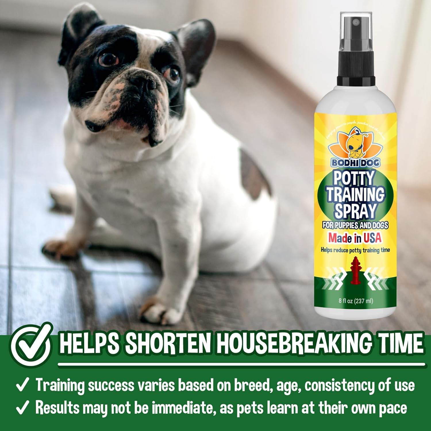 Bodhi Dog Potty Training Spray - Puppy & Dog Training Aid for Indoor & Outdoor Attractant Spray Use - Encourages Proper Dog Pee Here Habits - Safe for Pets & Home - Made in The USA (8 Fl Oz) - My Store