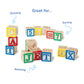 Buy now Melissa & Doug Deluxe Wooden ABC/123 1-Inch Blocks Set with Storage Pouch (50 pcs) at indiglob india