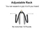 Buy now YYST Skateboard Wall Mount Skateboard Wall Hanger Storage Rack Flexible Hanger - Fit Cruiser Boards, Skateboards, Penny Boards, Longboards,etc- W Style - No Board -2/PK at indiglob india