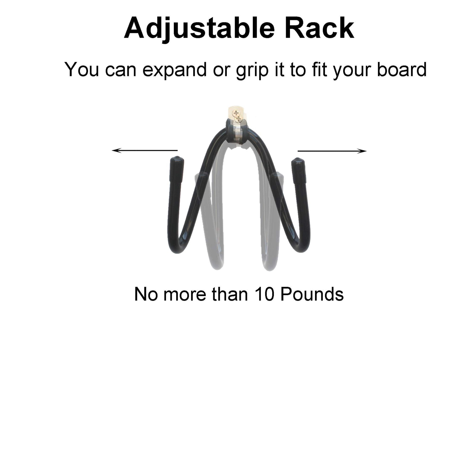 Buy now YYST Skateboard Wall Mount Skateboard Wall Hanger Storage Rack Flexible Hanger - Fit Cruiser Boards, Skateboards, Penny Boards, Longboards,etc- W Style - No Board -2/PK at indiglob india
