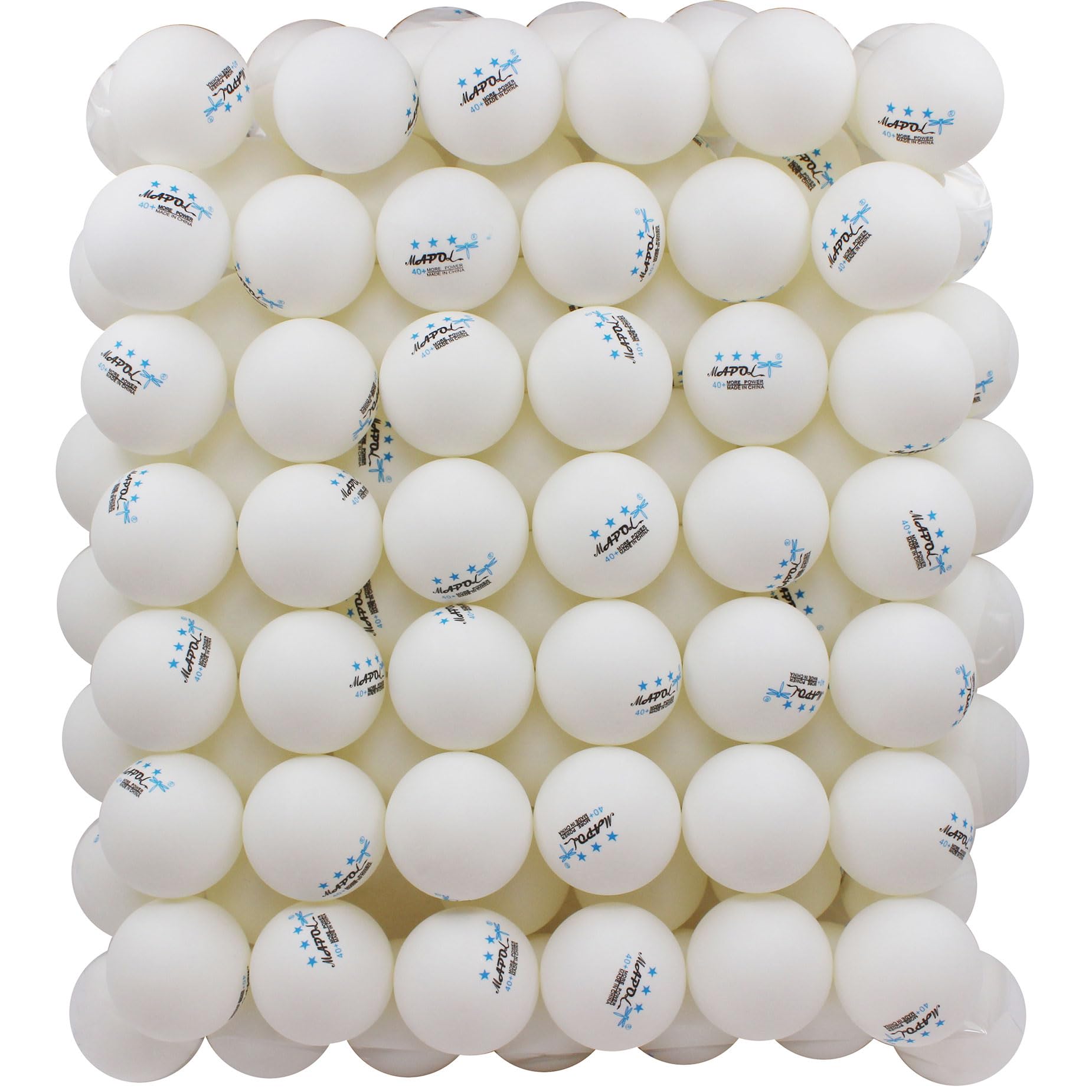 Buy now MAPOL 100 Pack White 3-Star Table Tennis Balls Advanced Training Ping Pong Ball at indiglob india