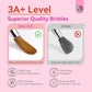 SAVILAND 3pcs Acrylic Nail Brush Set: Size 6,8,12 Professional Nail Brushes for Acrylic Application Acrylic Powder Nail Art Extension & 3D Carving Manicure Tools for Beginners Home DIY