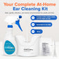 EarClear Rx Complete Ear Wax Removal & Cleaning Kit – Safe, Gentle, Doctor-Recommended Ear Cleaning & Ear Wax Removal Kit for Adults & Kids – Includes Bottle Washer, Basin & 20 Rigid & Flexible Tips