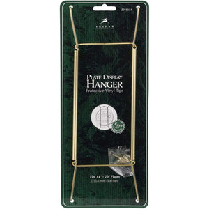 Buy now Tripar Wall Plate Hanger, Brass Wire (14-20 Inch) - Durable, Flexible Coils Conform to Most Plates - Holds Up to 2lbs on Wall - Features Clear Coated Vinyl Tips and Sleeves to Prevent Scratches. at indiglob india