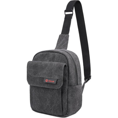 TULLIO Camera Bag Small, Crossbody Camera Bag Purse Waterproof Canvas Shoulder Photo Case Photography Sling Bag for Mirrorless or DSLR SLR