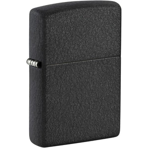 Zippo Classic Black Crackle Pocket Lighter - Windproof & Refillable Flip-Top Metal Lighter - Everyday Use Pocket Lighters - Luxury Lighters Made in USA