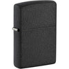 Zippo Classic Black Crackle Pocket Lighter - Windproof & Refillable Flip-Top Metal Lighter - Everyday Use Pocket Lighters - Luxury Lighters Made in USA - Black Crackle