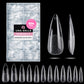 Buy now UNA GELLA Almond Gel Nail Tips, 504PCS Pre Etched Clear Fake Nails Tips Medium Almond Shape - 12 Sizes Full Cover Soft Acrylic Press On Nail Extensions No C Curve Gift for Diy at Home at indiglob india
