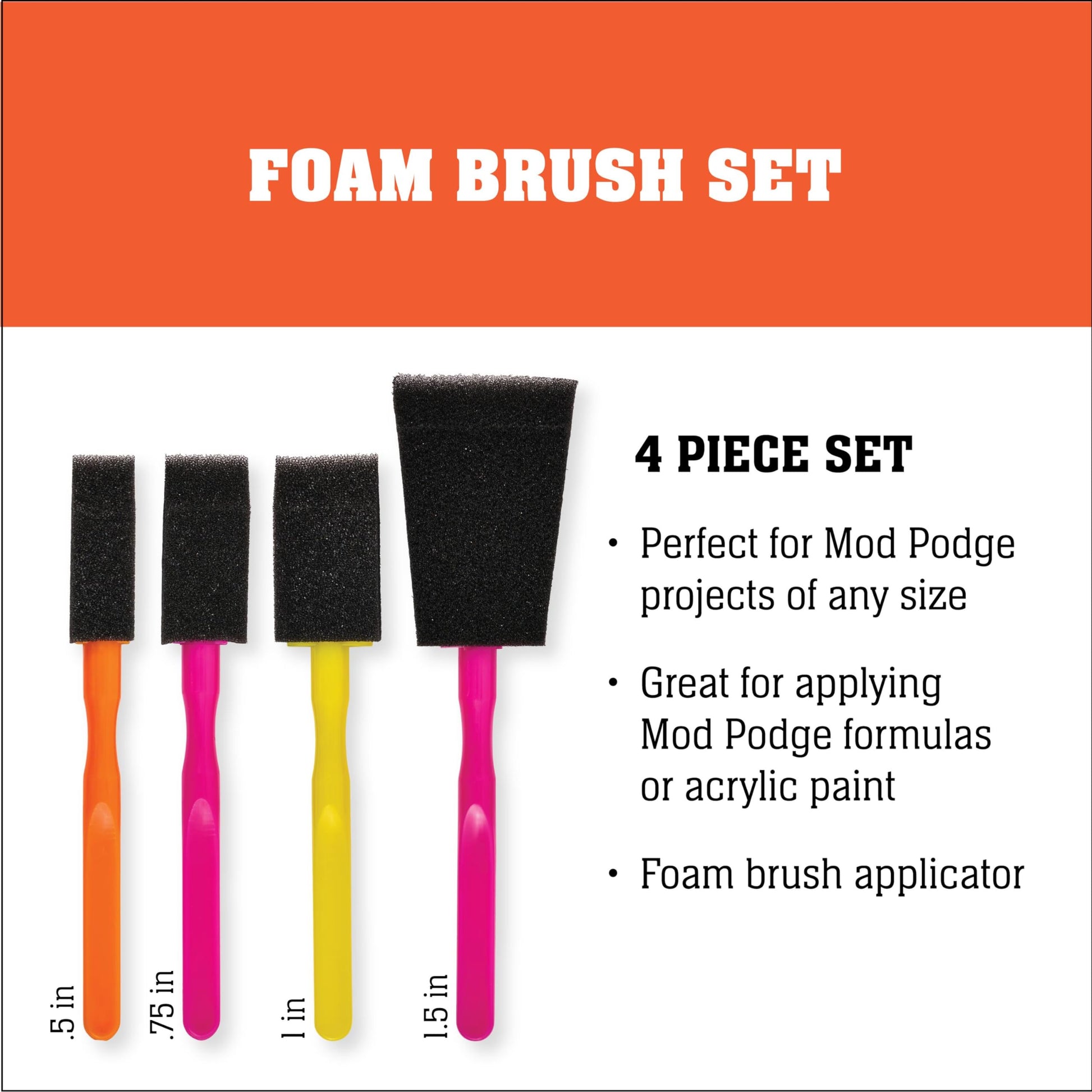 Buy now Mod Podge, Puzzle Saver Kit, Includes 4 Foam Brushes, Perfect for DIY Arts and Crafts Projects at indiglob india