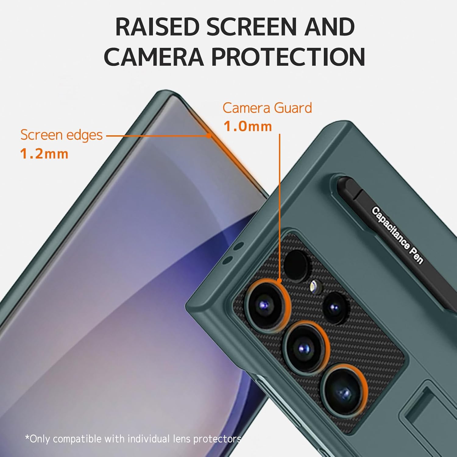 Buy now NINKI Compatible Samsung Galaxy S24 Ultra 5G Case with Kickstand & S Pen (Slot),Hard Protective Cover for Galaxy S24 Ultra Thin Case Stand,Phone Case for Galaxy S24 Ultra Case with S Pen Holder Green at indiglob india