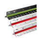 Mr. Pen Architectural Scale Ruler, 12 Inch, White, Contractor's Scaling Ruler, Drawing & Drafting Tool