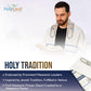 Holy Land Market New Covenant Prayer Shawl, English/Hebrew With Bag, Card and Brochure From Israel (72 x 24 Inch)
