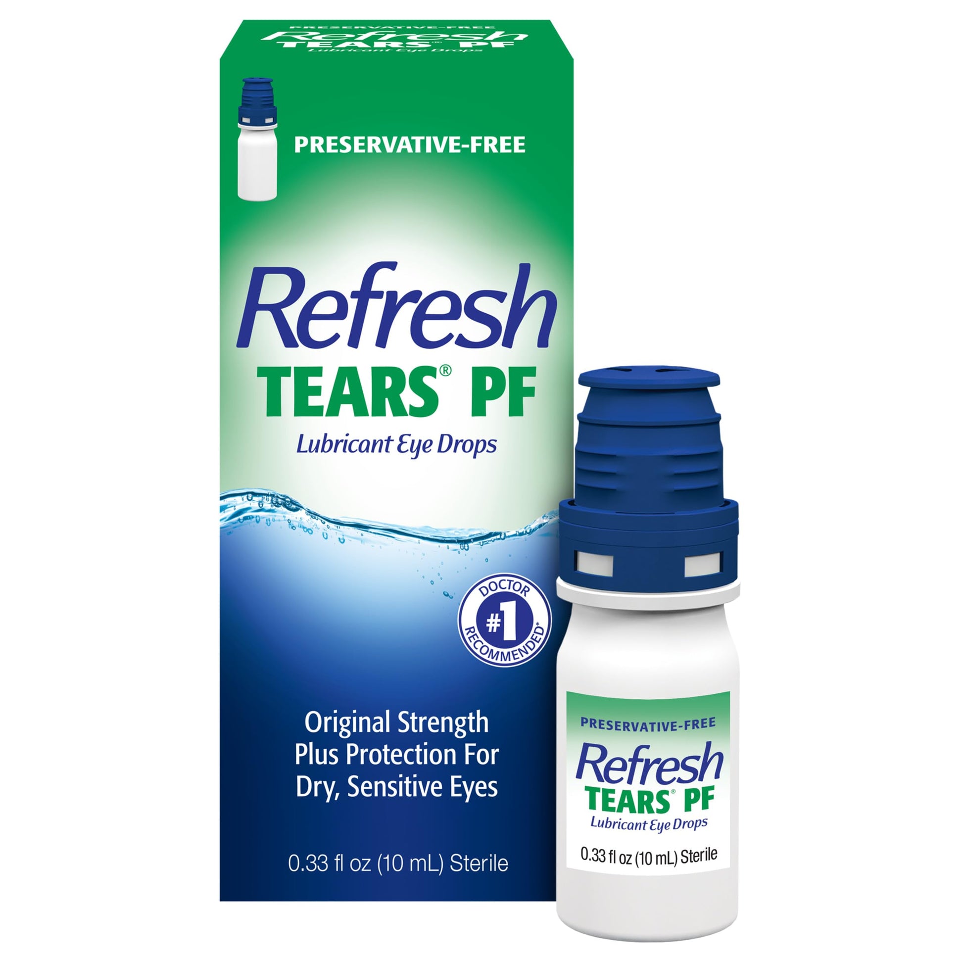 Buy now Refresh Tears PF Preservative-Free Artificial Tears Lubricant Eye Drops, 0.33 fl oz (10 mL) Refresh Tears Preservative Free 1 Count (Pack of 1) at indiglob india