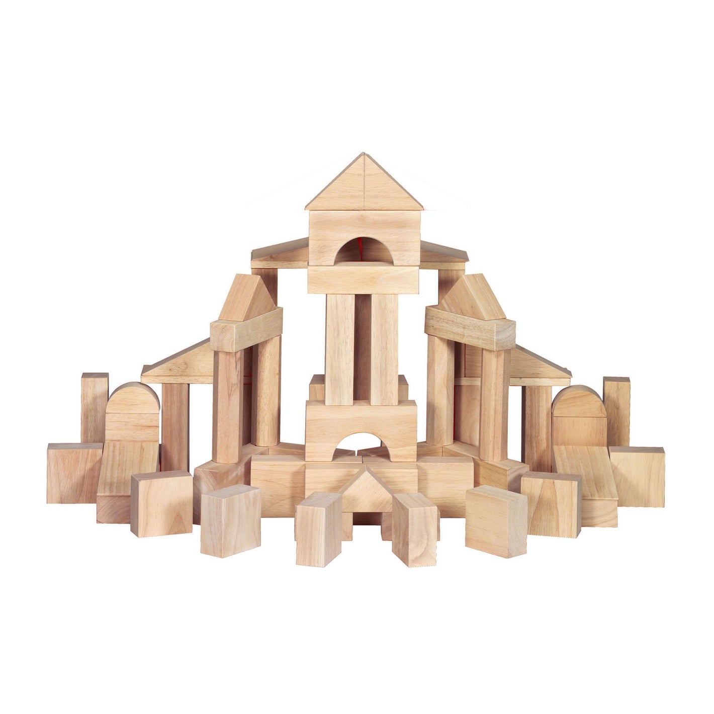 Buy now Melissa & Doug Standard Unit Solid-Wood Building Blocks With Wooden Storage Tray (60 pcs) at indiglob india