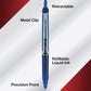 Pilot, Precise V5 RT Refillable & Retractable Rolling Ball Pens, Extra Fine Point 0.5 mm, Blue, Pack of 12
