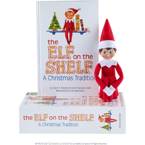 Buy now The Elf on the Shelf: A Christmas Tradition - Boy Scout Elf with Blue Eyes - Includes Artfully Illustrated Storybook, Keepsake Box and Official Adoption Certificate at indiglob india