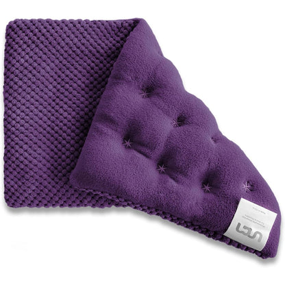 UNCN Wide Microwave Heating pad with Washable Cover 9.5 x 16in Microwavable Hot Pad for Neck Shoulder, Cramps, Back Cordless Warm Compress Weighted Moist Heat Pack for Aches, Unscented