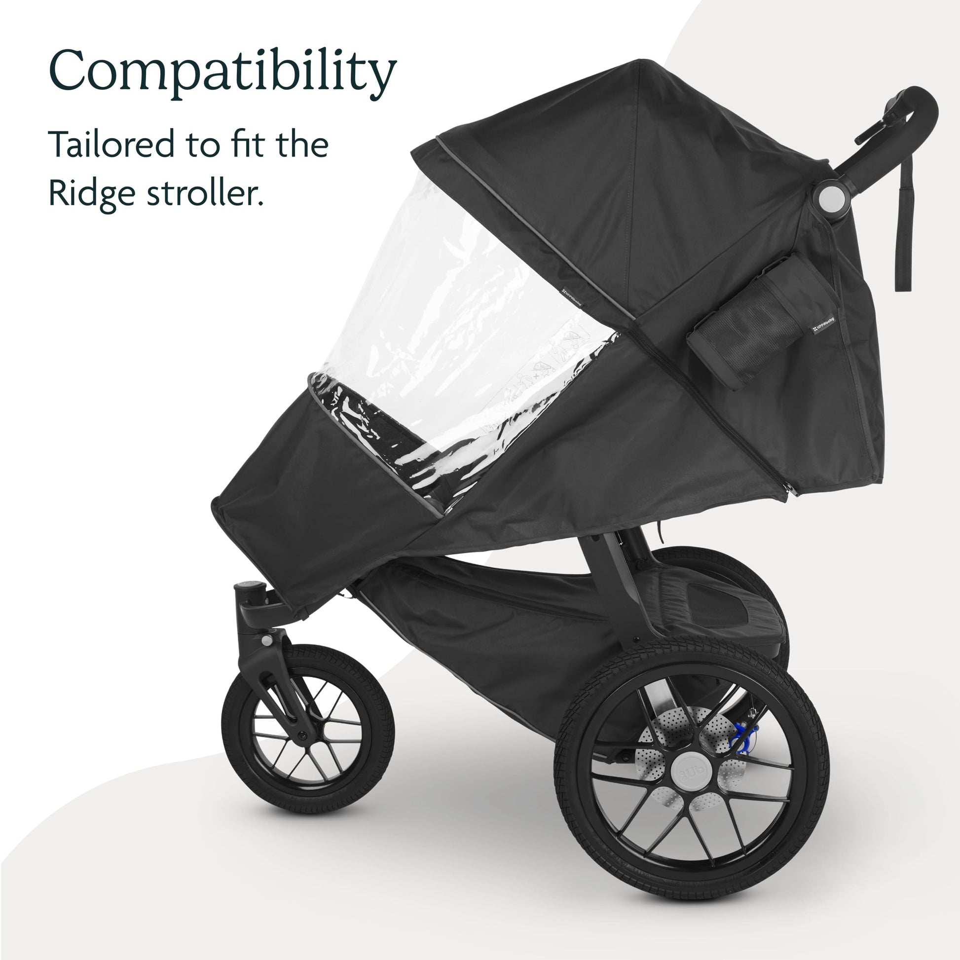 Buy now UPPAbaby Performance Rain Shield for Ridge/Waterproof and Windproof Coverage/Ventilated Design/Quick Attachment/Easy Access to Child at indiglob india