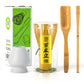 Buy now TEANAGOO MA-01 Japanese Matcha Ceremony Accessory, Matcha Whisk (Chasen), Traditional Scoop (Chashaku), Tea Spoon, Whisk Holder, The Perfect Set to Prepare a Traditional Cup of Matcha.… Matte White at indiglob india