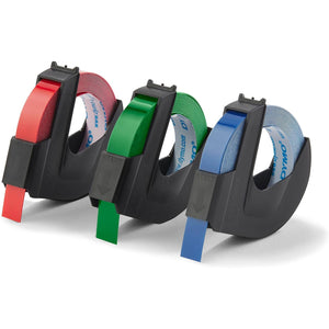 DYMO Self-Adhesive Embossing Labels, 3/8-Inch x 9.8-Foot Roll, Assorted Colors, 3 Pack