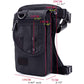 Oxford Leg Bag for Men Motorcycle Riding Women's Fanny Pack Outdoor Travel Fishing Hiking Cycling Hip Bags Black