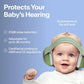 Alpine Muffy Baby Ear Protection for Babies and Toddlers up to 36 Months - CE & ANSI Certified - Noise Reduction Earmuffs - Comfortable Baby Headphones Against Hearing Damage & Improves Sleep - Blue