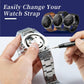 Buy now 【2025 Upgrade】Eventronic Watch Repair Kit, Watch Link Removal Kit, Watch Battery Replacement Tool Kit & Strap Adjustment, Watch Tool Kit with Spring Bar, Case Opener, Link Remover, Carrying Case at indiglob india