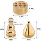 OIIKI Brass Incense Holder, Coil Incense Burner, Incense Stick Holder, Alloy Cone Ash Catcher for Indoor Outdoor Use (3 Styles)