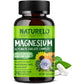 NATURELO Magnesium Glycinate Chelate Complex - 200 mg Magnesium with Organic Vegetables to Support Sleep, Calm, Muscle Cramp & Stress Relief - Gluten Free, Non GMO - 120 Capsules