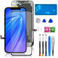 Buy now for iPhone 11 Screen Replacement 6.1 3D Touch Screen LCD Display Digitizer for A2111, A2223, A2221 Cell Phone Repair Kits+ Waterproof Frame Adhesive Sticker+Screen Tempered Protector+Face ID for iphone 12mini at indiglob india