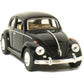 KiNSMART - 1967 Volkswagen Classic Beetle 5 Inch 1:32 Scale Die Cast Metal Model Toy (Black)