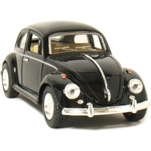 KiNSMART - 1967 Volkswagen Classic Beetle 5 Inch 1:32 Scale Die Cast Metal Model Toy (Black)