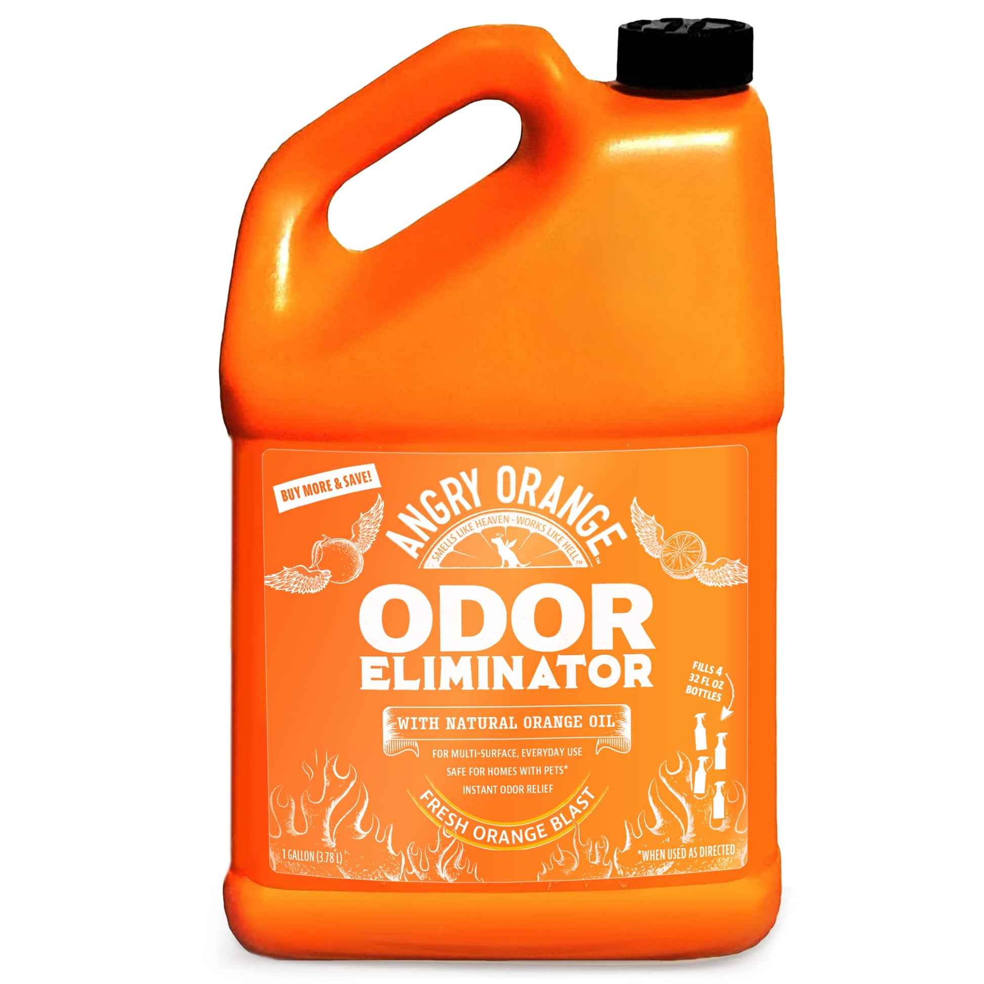 Buy now ANGRY ORANGE Pet Odor Eliminator for Dog and Cat Urine, Carpet Stains, and Strong Smells – Citrus Cleaner with Natural Orange Oil – 24 oz at indiglob india