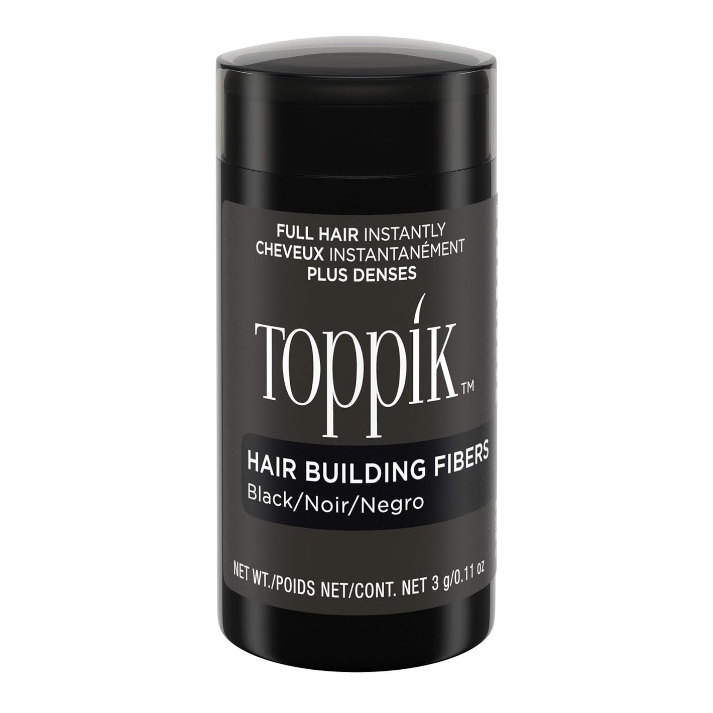 Toppik Hair Building Fibers, Fill In Fine or Thinning Hair Instantly Thicker, Fuller Looking Hair 9 Shades,4 size options