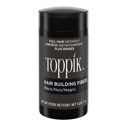 Toppik Hair Building Fibers, Fill In Fine or Thinning Hair Instantly Thicker, Fuller Looking Hair 9 Shades,4 size options
