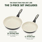 GreenPan Rio 8" and 10" Frying Pan Skillet Set, PFAS-Free, Healthy Ceramic Nonstick Cookware, Stay-Cool Bakelite Handles, Dishwasher Safe, Easy Clean, Durable Performance, Black