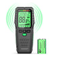 Buy now Pinless Moisture Meter for Wood Concrete – Digital Moisture Tester with 3-Color LCD Display, Audible Alarm & HOLD Function – Ideal for Firewood, Lumber, Home Inspections (Green) Green at indiglob india