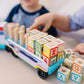 Buy now Melissa & Doug PAW Patrol Wooden ABC Block Truck (33 Pieces) at indiglob india
