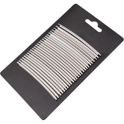 Musiclily Stainless Steel 2.9mm Guitar Fret Wires 24 Frets Fretwire Set for Fender Strat Tele Electric Guitar Bass, Chrome