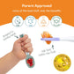Buy now NumNum Baby Spoons Set, Baby Essentials Pre-Spoon GOOtensils for 6+ Months, First Stage Self-Feeding Spoons for Baby Led Weaning (BLW), Silicone Toddler Utensils, BPA-Free, 2 Pack Gray/Green at indiglob india