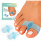 Welnove Pack of 12 Bunion Corrector, Toe Separators with 2 Loops, Big Toe Spacer Suitable for Bunion and Overlap Toe (White)