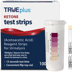 Buy now TRUEplus® Ketone Test Strips – Ideal for Low-carb dieters– Made in USA–Urinalysis Test Sticks (100) at indiglob india