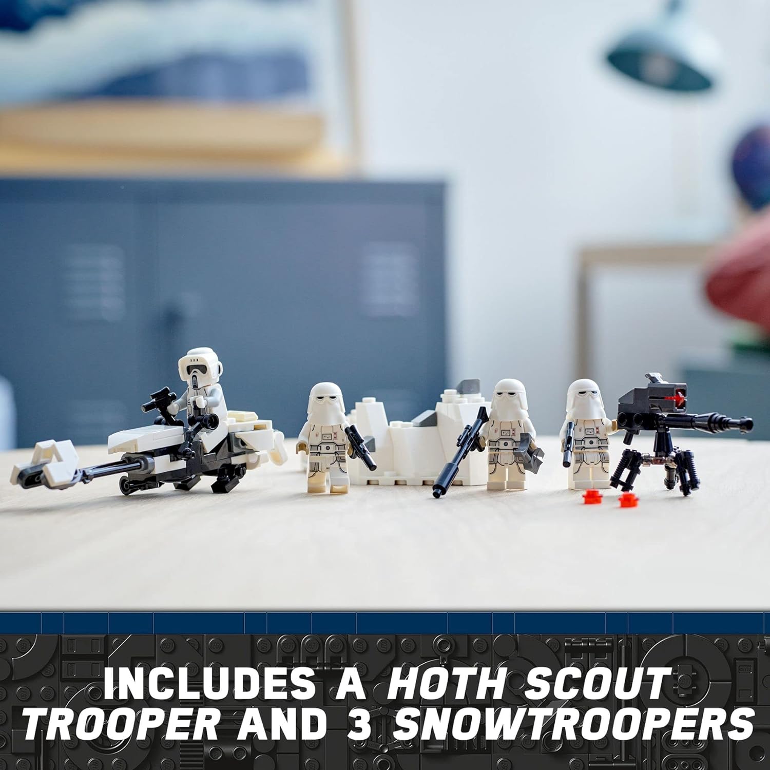 Buy now LEGO Star Wars Snowtrooper Battle Pack 75320 Set, Building Toy with 4 Figures, Blasters and Speeder Bike, Gift Idea for Grandchildren, Kids, Boys and Girls Ages 6 and Up at indiglob india